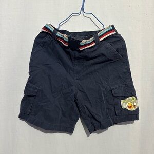 Disney Winnie the Pooh Cargo Shorts Navy Blue 4T